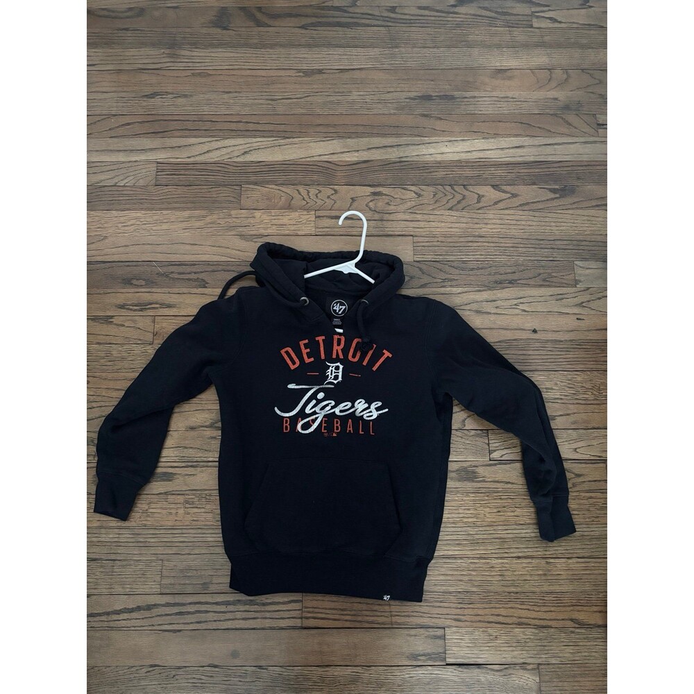 '47 Detroit Tigers Women's Navy Blue Hoodie - Size Small